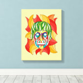 Visage Grimace Leinwanddruck (Insitu (Holzboden))