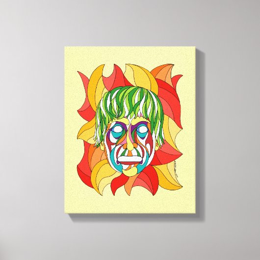 Visage Grimace Leinwanddruck (Vorderseite)