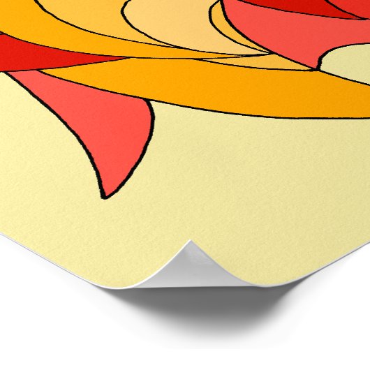 Visage Grimace Poster (Ecke)