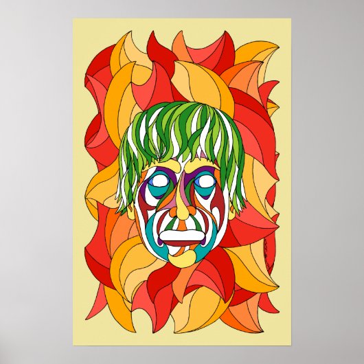 Visage Grimace Poster (Vorne)