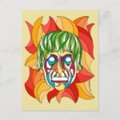 Visage Grimace Postkarte (Vorderseite)