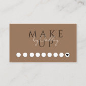 Visagist Dark Terracotta QR Code Treuekarte (Vorderseite)