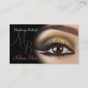 Visagist Gold Eye Visitenkarte
