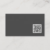 Visagist QR-Code Visitenkarte (Rückseite)
