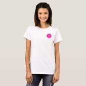 Visagisten-Monogramm-Logo-Geschäft T-Shirt (Vorne ganz)