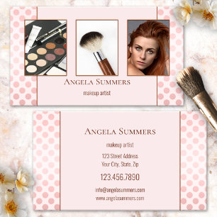 Visagistin Make-up-Artist Visitenkarte