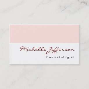 Visagistin Misty Rose White Visitenkarte