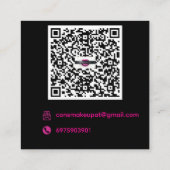 Visagistin Visitenkarte (Rückseite)