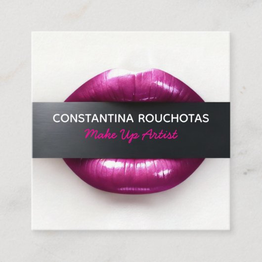 Visagistin Visitenkarte (Vorderseite)