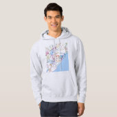 Visakhapatnam Andhra Pradesh Map Hoodie (Vorne ganz)