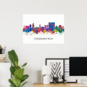 Visakhapatnam Andhra Pradesh Skyline Poster (Heimbüro)