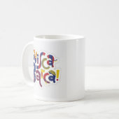 Visca Barça Kaffeetasse FC Barcelona Fan-Geschenk (Vorderseite Links)