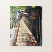 Viscaya Stairs Miami Florida.Christmas Grüße Puzzle (Vertikal)