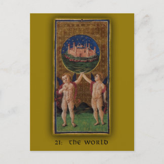 Visconti-Sforza Tarot Card Bilder auf Karten