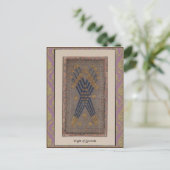 Visconti Tarot Deck Card - ca. 1428-1447 Postkarte (Stehend Vorderseite)