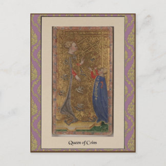 Visconti Tarot Deck Card - ca. 1428-1447 Postkarte