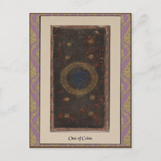 Visconti Tarot Deck Card - circa 1428-1447 Postkarte
