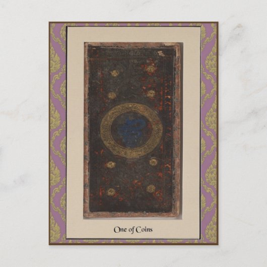 Visconti Tarot Deck Card - circa 1428-1447 Postkarte (Vorderseite)