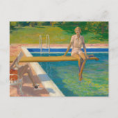 Viscountess Castlerosse | Sir John Lavery Postkarte (Vorderseite)