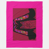 Viscountess with Headdress Fleecedecke (Vorderseite)