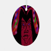 Viscountess with Headdress Ornament Aus Metall (Vorderseite Rechts)