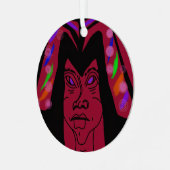 Viscountess with Headdress Ornament Aus Metall (Vorderseite links)