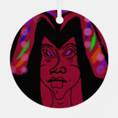 Viscountess with Headdress Ornament Aus Metall (Rückseite)