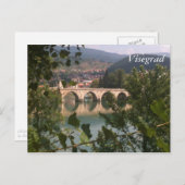 Visegrad Postkarte (Vorne/Hinten)