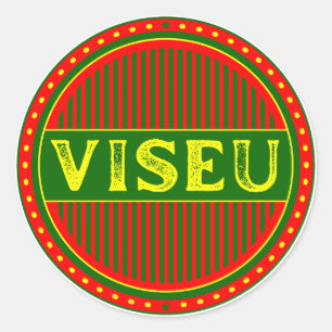 Viseu City Pride Emblem – Portugiesische Identität Runder Aufkleber