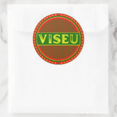 Viseu City Pride Emblem – Portuguese Identity Runder Aufkleber (Tasche)