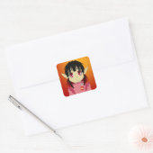 Visfarix Quadratischer Aufkleber (Umschlag)