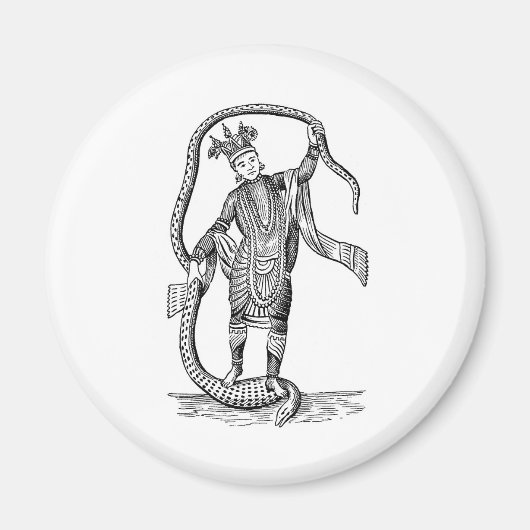 Vishnu im 8. Avatar Magnet (Vorne)