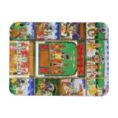 Vishnu im Zentrum seiner zehn Avatare, Jaipur, R Magnet (Horizontal)