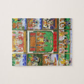 Vishnu in der Mitte seiner zehn Avataras, Jaipur, Puzzle (Horizontal)