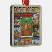 Vishnu in der Mitte seiner zehn Avataras, Jaipur, Silbernes Ornament (Rechts)