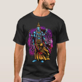 Vishnu Indien Ancient Hindu Mythology Spirituell T-Shirt (Vorderseite)