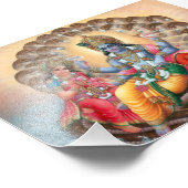 Vishnu & Lakshmi print (6" x 4") Fotodruck (Ecke)