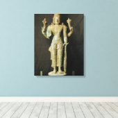 Vishnu, Late Chola Leinwanddruck (Insitu (Holzboden))