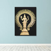 Vishnu, Late Chola Leinwanddruck (Insitu (Holzboden))
