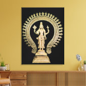 Vishnu, Late Chola Leinwanddruck (Insitu (Wohnzimmer))