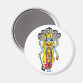Vishnu Magnet (Vorderseite/Rückseite)