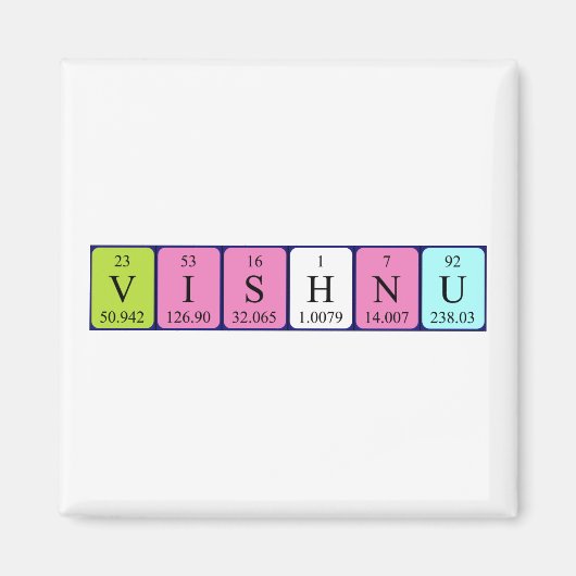 Vishnu-Periodenmagnet Magnet (Vorne)