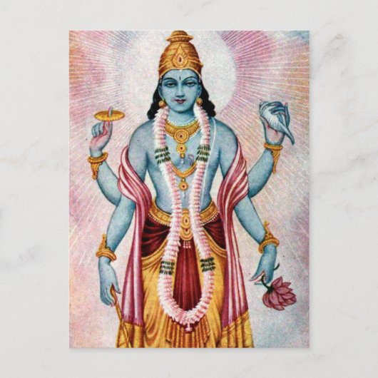 Vishnu Postkarte (Vorderseite)