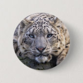 Vishnu Schnee-Leopard-Abzeichen Button (Vorderseite)