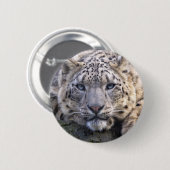 Vishnu Schnee-Leopard-Abzeichen Button (Vorne & Hinten)