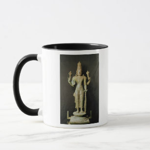 Vishnu, spätes Chola Tasse