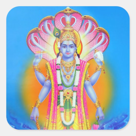 Vishnu Stickers (Vorderseite)