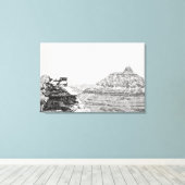 Vishnu Temple Leinwanddruck (Insitu (Holzboden))