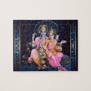 Vishnu u. Lakshmi - Puzzlespiel Puzzle