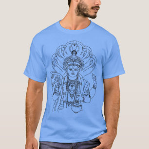Vishnu  Vedic Hindu God Hinduism Graphic Tee 